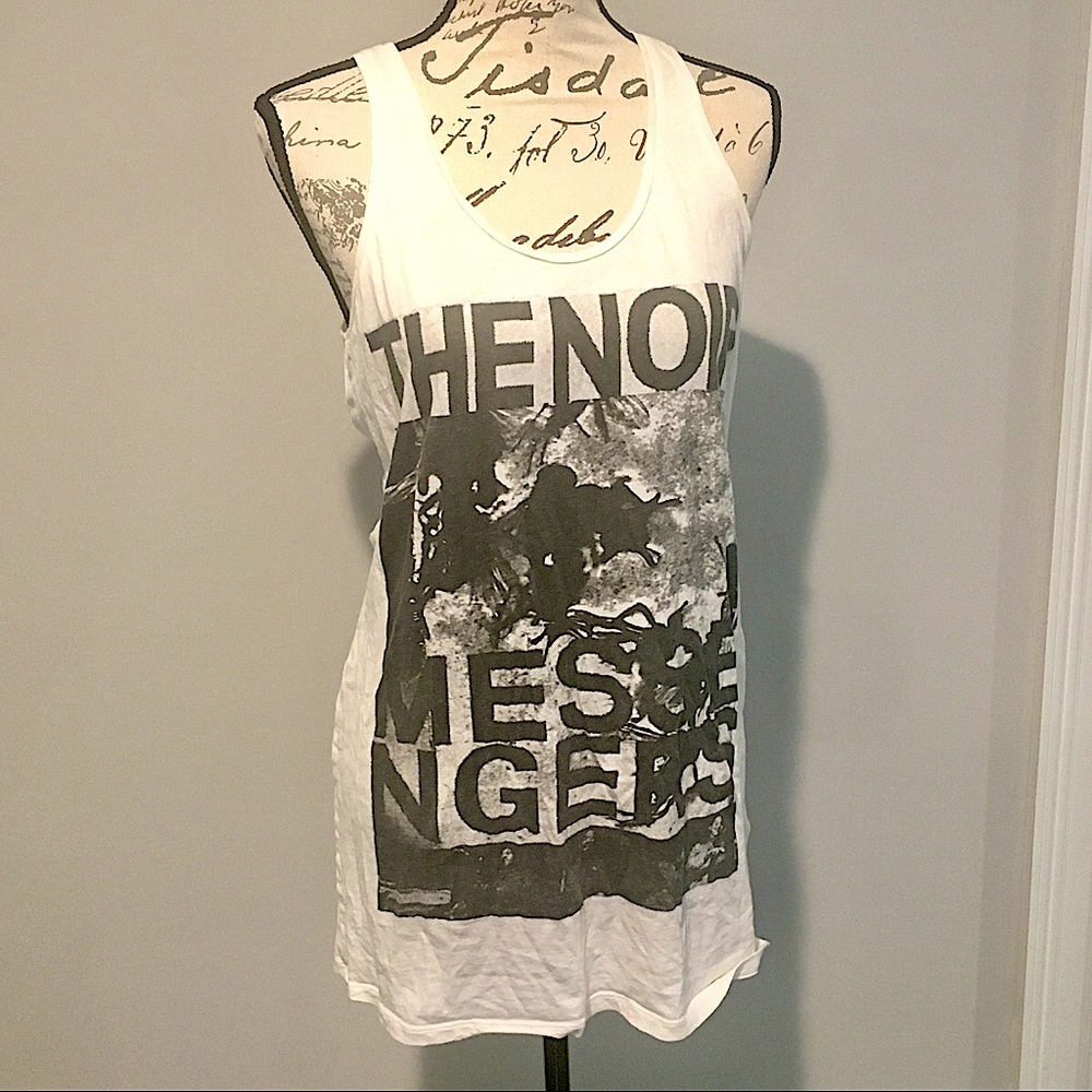 THE NOIR MESSENGER VEST ALL SAINTS TANK